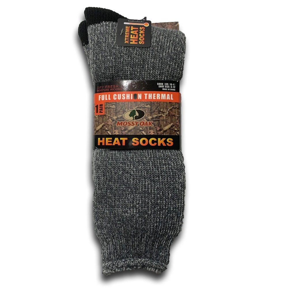 Mossy Oak Full Cushion Thermal Heat Socks. 1 Pair. - Picture 8 of 8